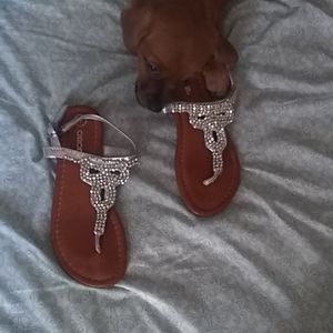 Glitter sandals